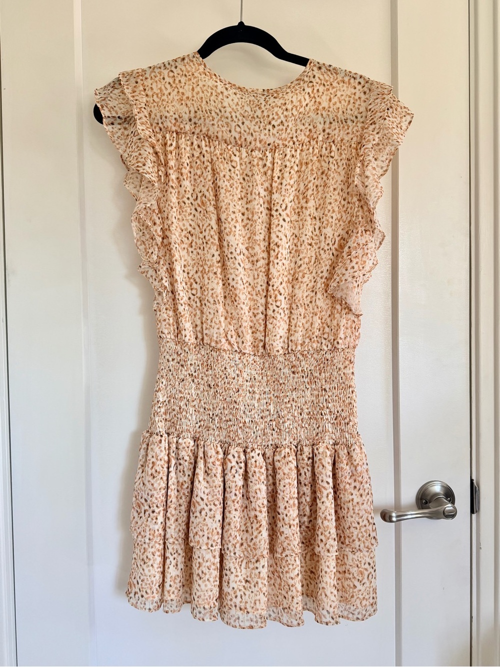 Aqua Ruffle Mini Dress - Picture 5 of 8